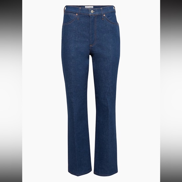 Dark washed aritzia denim forum jeans - Picture 2 of 6